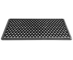Hamat Noir Tapis dentrée, Paillasson extérieur, 40x70, 3461404007