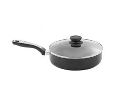 KITCHEN COOK Sauteuse Aluminium 26cm Effet Pierre Modele Stella St26 Tfsi