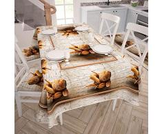 PETTI Artigiani Italiani Nappe Anti-Taches pour Table de Cuisine 140x450 cm Pane 2