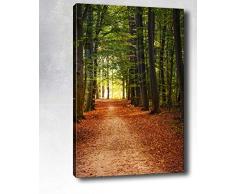 Bonamaison Peinture sur toile, multicolore, 50 x 70 cm - Conçu et fabriqué en Turquie