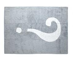 Aratextil Interrogation Tapis Enfant, Coton, Gris, 120Â x 160Â cm