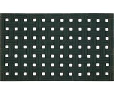 Dintex All Season Paillasson Caoutchouc Flock 45 x 75 cm Vert