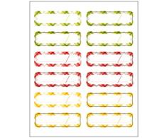 Tescoma 895290 etichett pour bocaux, Papier, Multicolore, 24 unités