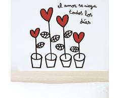 Chispum VIAMOR001S - Sticker décoratif, 28 x 31 cm, Design Amour sarrose