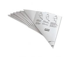 Kaiser 2300769226 Poche à Douille jetable Patisserie 6 pcs, Papier, Blanc, 28 x 28 x 18 cm