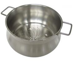 Barazzoni Tummy Passoire Vapo Ligne Made in Italy Acier INOX 18/10 DiamÃ¨tre 22 cm