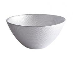 Excelsa Diamond Coupelle, Verre, Argent, 15Â x 15Â x 7Â cm
