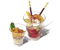 Plastella 052545CR Verrine, PS, Cristal, 8,4 x 8,4 x 9,4 cm