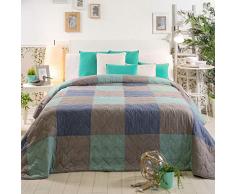 Sancarlos Kilian Couvre-lit boutis Bleu Lit 135