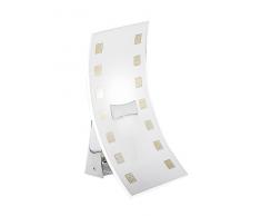 Rossini éclairage Magda Lampe Table Verre Décoré E14, 7 W, cristal