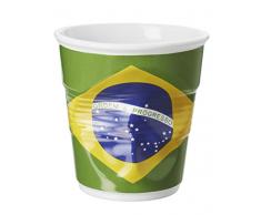 REVOL 647028 FROISSE Buffet GOBELET 1L Porcelaine, Drapeau BrÃ©sil