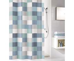 Kleine Wolke 5270783305 Rideau de Douche, 100% Polyester, Mare, 180x200 cm