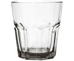 Home Company Gobelets, 24 cl, Verre, Transparent, 6 piÃ¨ces