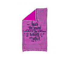 RELAX ParÃ©o de Plage Serviette avec Franges en Coton Violet 150 x 100 cm