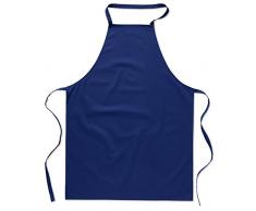 eBuyGB Traiteur Cuisson BBQ Uni de Chef Unisexe Tablier de Cuisine, Coton, Bleu, 0.99Â x 0.99Â x 0.99Â cm