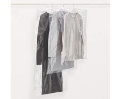 Rayen 6047 Armoire | Pack de 3 Housses Transparentes de Rangement Protecteurs de vÃªtements Anti-poussiÃ¨re | 65 x 150 cm, Polyethylene, 65x150 cm