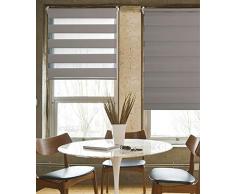 MADECOSTORE N7958042190 Store Enrouleur, Taupe, L45 x H190cm (Tissu = L42cm)