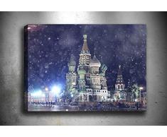 Bonamaison Peinture sur toile, multicolore, 70 x 100 cm - ConÃ§u et fabriquÃ© en Turquie