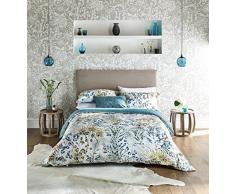 Harlequin Postelia Housse de Couette, Satin, Lagon, Single
