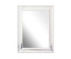 Inov8Â 10Â x 20,3Â cm Traditionnel de Fabrication Britannique Miroir, Verre Bois Dense, Scoop Chrome, A4