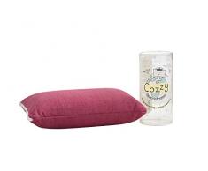 Cozzy Travel Oreiller de Voyage viscoÃ©lastique â Multicolore 24 Rouge