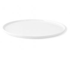 H & H 9018035 Lot de 2 assiettes porcelaine Plaque ronde cm 35 décoration pour la table