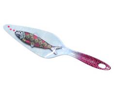 Laissez Lucie Faire FWAX3019 Pelle Tarte fishwax, Mélamine, Mer, 24 x 5,5 x 4 cm