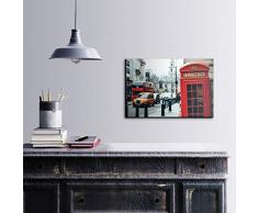 Bonamaison DÃ©coration Murale Impression sur Toile, Dimensions: 60 x 40 Cm - ConÃ§u et fabriquÃ© en Turquie