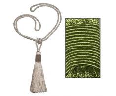 STEPHANOISE Embrasse, Vert, 17(h Pompon) x73 cm