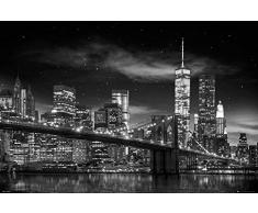 Empire Poster, de New York avec Freedom Tower, Bunt, 91,5 x 61 cm
