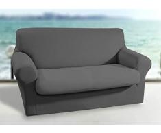 Biancheriaweb Housse de Fauteuil Poltrona Gris