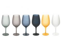 Villa dEste Home Tivoli 5903567 Lot de 6 verres à vin en verre