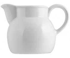 Home Merano Pot à Lait, Porcelaine, Blanc