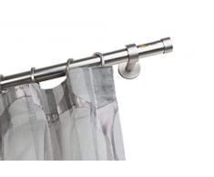 InCasa Tringle Ã Rideaux: Ã 28 mm, L. 220 cm. en Acier satinÃ© â Complet