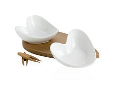 Brandani 55753 Plat Ã PÃ¢tisserie Porcelaine