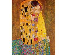 Legendarte P-068a Tableau El Beso. Impression numÃ©rique sur Toile. Gustav Klimt Peinture Multicolore 40 x 50 cm