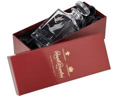 Royal Brierley 1 pièce Design Carafe en Cristal avec Gravure Canard colvert Transparent