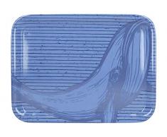 Creative Tops C000465 OTT Plateau de Service Petit ModÃ¨le Baleine Plastique Bleu