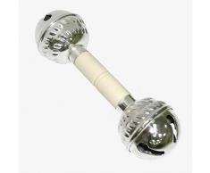 Better & Best 1227543 Hochet dÃ©coratif en mÃ©tal et rÃ©sine ArgentÃ©