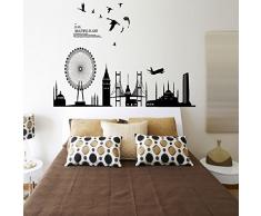 Mondial-Fete - Sticker adhésif Art Moderne London (90 x 165 cm)