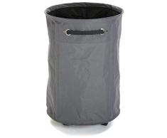 Versa Panier Ã Linge Rond Gris Roue, Multicolore, ne sapplique Pas