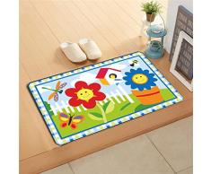 Bonamaison Paillasson décoratif Multicolore 40 x 70 cm