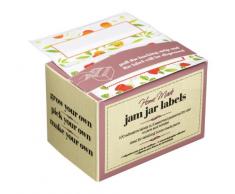 Boîte de 100 Kitchen Craft Pot de Confiture préserver étiquettes autocollantes Jellies marmelade