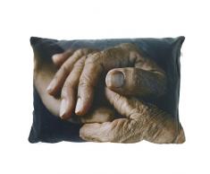 Dutch Decor Coussin Blomme 40x60 cm Marron - Coussins DÃ©co - Oreiller DÃ©coratif - DÃ©houssable - ZippÃ©