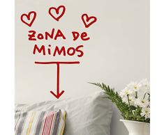 Chispum VIGRA003L - Sticker décoratif, Design Zone de caresses, 58 x 65 cm