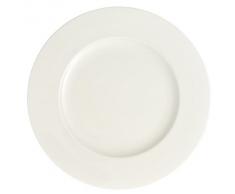 Villeroy & Boch Royal Grande assiette petit-dÃ©jeuner, 24 cm, Porcelaine Premium Bone, Blanc