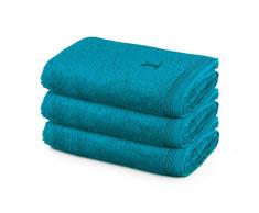 MÃ¶ve Superwuschel Lot de 3 Serviettes de Toilette 100% Coton Lavande 50 x 100 cm