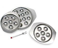 Motta Plat escargots Inoxydable Assiettes