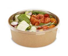 GUILLIN POTCART1300 Boite Couvercle Saladier Carton 1300ML