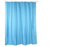 Tatay 5520100 - Rideau de Douche en Polyester Bleu 180 x 200 cm